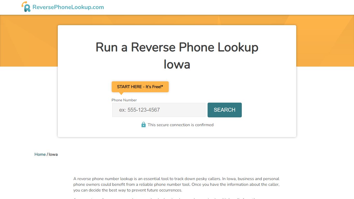 Iowa Reverse Phone Lookup - Search Numbers To Find The Owner